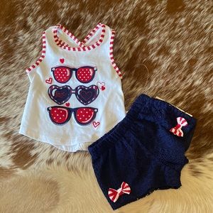 NWT Patriotic outfit
